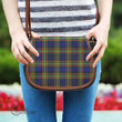 Scottish MacLellan Modern Tartan Saddle Bag Full Plaid