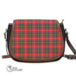Scottish Somerville Modern Tartan Saddle Bag Full Plaid