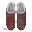 Scottish Lindsay Weathered Tartan Fleece Slippers Full Plaid