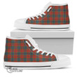 Scottish MacLean of Duart Ancient Tartan High Top Canvas Shoes Full Plaid
