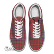 Scottish Shaw Red Modern Tartan Like Vans Lace Shoes Full Plaid