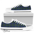 Scottish Fletcher Ancient Tartan Low Top Canvas Shoes Full Plaid