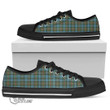 Scottish Paisley District Tartan Low Top Canvas Shoes Full Plaid