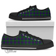 Scottish Shaw Modern Tartan Low Top Canvas Shoes Full Plaid