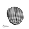 Scottish Douglas Grey Modern Tartan Beanie Hat Full Plaid