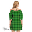 Scottish Galloway District Tartan Off Shoulder Cami Dress Full Plaid