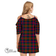 Scottish Tennant Tartan Off Shoulder Cami Dress Full Plaid
