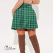 Scottish Kennedy Ancient Tartan Crest Mini Skirt Full Plaid