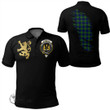 Scottish Johnston Modern Tartan Crest Polo Shirt Scotland In My Bone With Golden Rampant