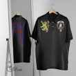 Scottish Home Modern Tartan Crest Polo Shirt Scotland In My Bone With Golden Rampant