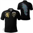 Scottish Stewart of Appin Hunting Ancient Tartan Crest Polo Shirt Scotland In My Bone With Golden Rampant