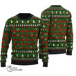 Scottish Middleton Modern Tartan Christmas Knitted Ugly Sweater Shiny