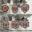 Scottish MacDuff Dress Modern Tartan Crest Christmas Ornament Full Plaid
