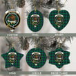Scottish Graham of Menteith Modern Tartan Crest Christmas Ornament Full Plaid