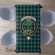 Scottish Abercrombie Tartan Crest Rectangle Tablecloth Full Plaid
