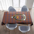 Scottish Cameron of Lochiel Ancient Tartan Crest Rectangle Tablecloth Full Plaid
