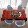 Scottish Brodie Modern Tartan Crest Rectangle Tablecloth Full Plaid