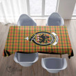 Scottish Baxter Tartan Crest Rectangle Tablecloth Full Plaid