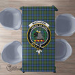 Scottish MacLaren Ancient Tartan Crest Rectangle Tablecloth Full Plaid