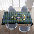 Scottish MacKay Ancient Tartan Crest Rectangle Tablecloth Full Plaid