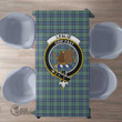Scottish Leslie Hunting Ancient Tartan Crest Rectangle Tablecloth Full Plaid