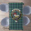 Scottish MacDonald of the Isles Hunting Ancient Tartan Crest Rectangle Tablecloth Full Plaid