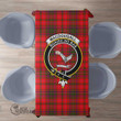 Scottish MacDougall Modern Tartan Crest Rectangle Tablecloth Full Plaid