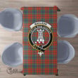 Scottish MacLean of Duart Ancient Tartan Crest Rectangle Tablecloth Full Plaid