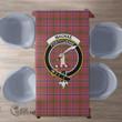 Scottish MacRae Ancient Tartan Crest Rectangle Tablecloth Full Plaid
