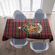Scottish MacPherson Modern Tartan Crest Rectangle Tablecloth Full Plaid