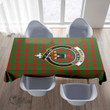 Scottish Middleton Modern Tartan Crest Rectangle Tablecloth Full Plaid