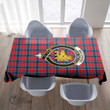 Scottish MacTavish Modern Tartan Crest Rectangle Tablecloth Full Plaid