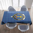 Scottish Mercer Modern Tartan Crest Rectangle Tablecloth Full Plaid