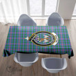 Scottish Ralston Tartan Crest Rectangle Tablecloth Full Plaid