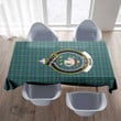 Scottish Shaw Ancient Tartan Crest Rectangle Tablecloth Full Plaid