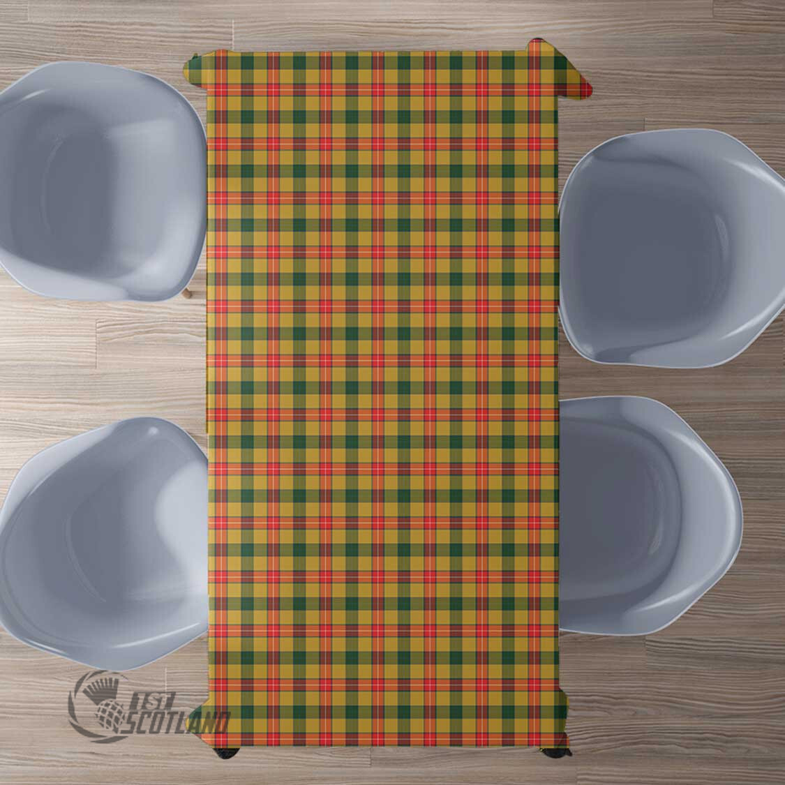 Scottish Baxter Tartan Rectangle Tablecloth Full Plaid