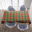 Scottish Buchanan Old Sett Tartan Rectangle Tablecloth Full Plaid