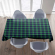 Scottish Abercrombie Tartan Rectangle Tablecloth Full Plaid