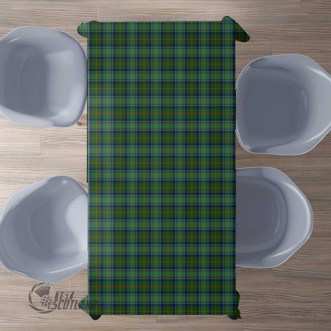 Scottish Cranstoun Tartan Rectangle Tablecloth Full Plaid