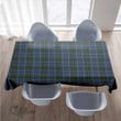 Scottish MacInnes Modern Tartan Rectangle Tablecloth Full Plaid