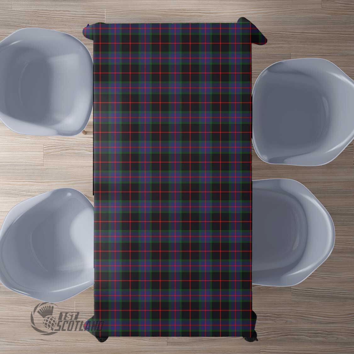 Scottish Nairn Tartan Rectangle Tablecloth Full Plaid