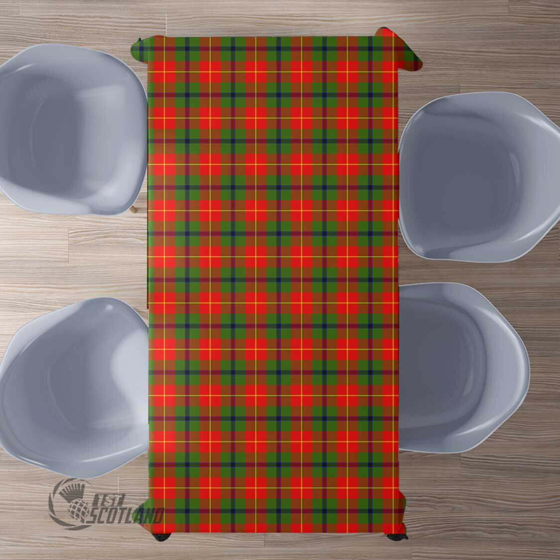 Scottish Turnbull Dress Tartan Rectangle Tablecloth Full Plaid