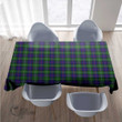 Scottish MacThomas Modern Tartan Rectangle Tablecloth Full Plaid