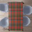 Scottish MacPherson Weathered Tartan Rectangle Tablecloth Full Plaid