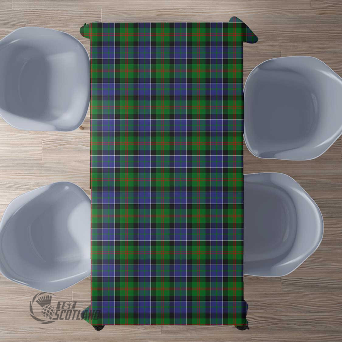 Scottish Paterson Tartan Rectangle Tablecloth Full Plaid
