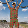 Scottish Burnett Ancient Tartan Crest Men Cycling Set Full Plaid