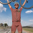 Scottish Grant Weathered Tartan Crest Men Cycling Set Full Plaid
