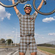 Scottish MacDuff Dress Ancient Tartan Crest Men Cycling Set Full Plaid