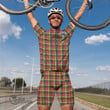 Scottish Buchanan Hunting Tartan Crest Men Cycling Set Full Plaid