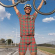 Scottish MacLean of Duart Modern Tartan Crest Men Cycling Set Full Plaid